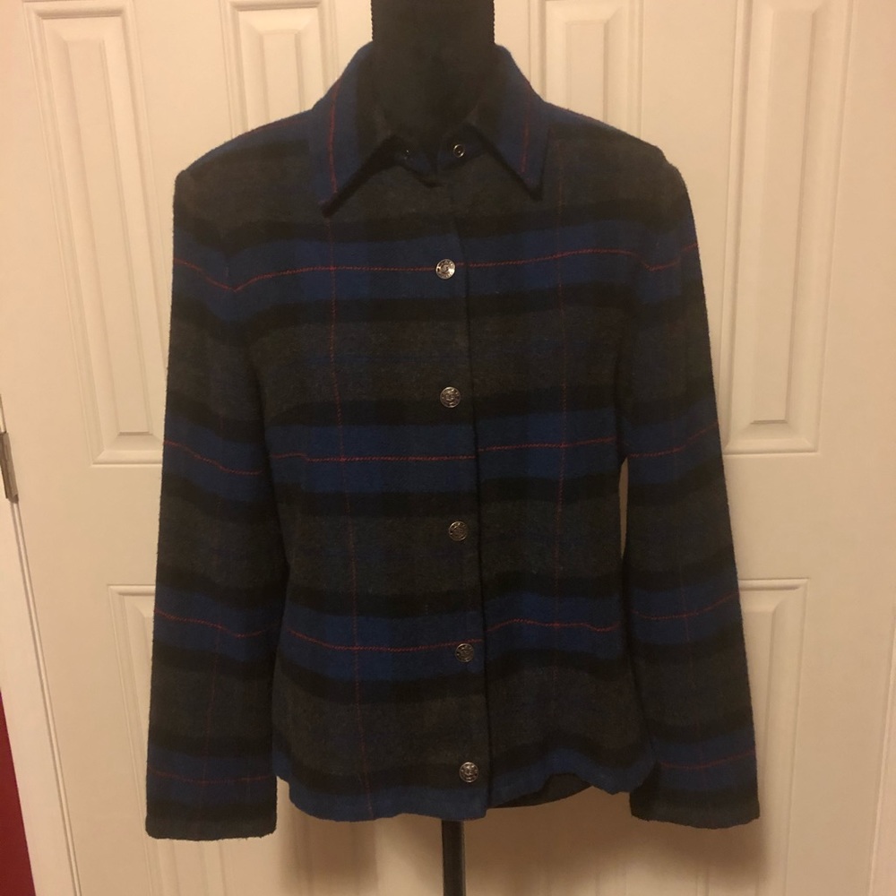 Evan Picone snap enclosure jacket/blazer